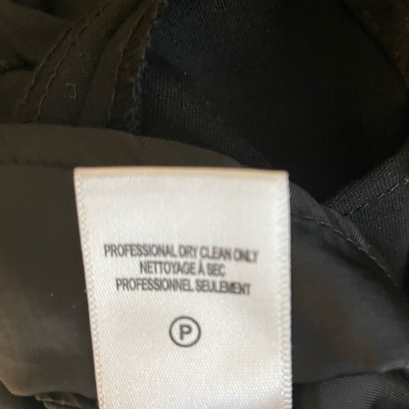 Calvin Klein Black Fit Flare knee length round neckline work dress - size 12 - Picture 9 of 9